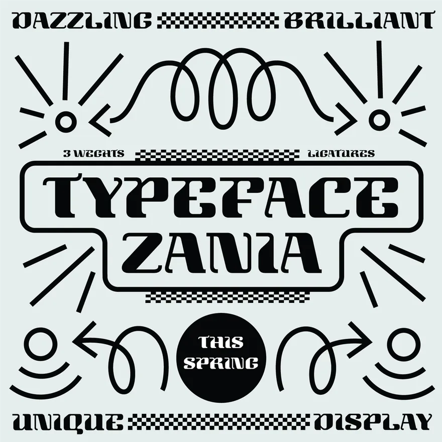 Zania Typeface - Ewa Olszewska