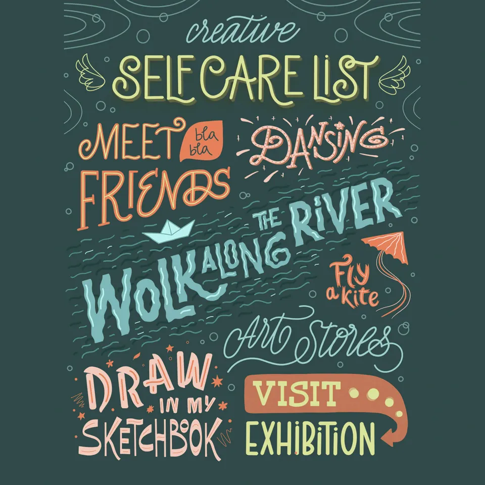 Self Care List - Ekaterina Vasilevskaya