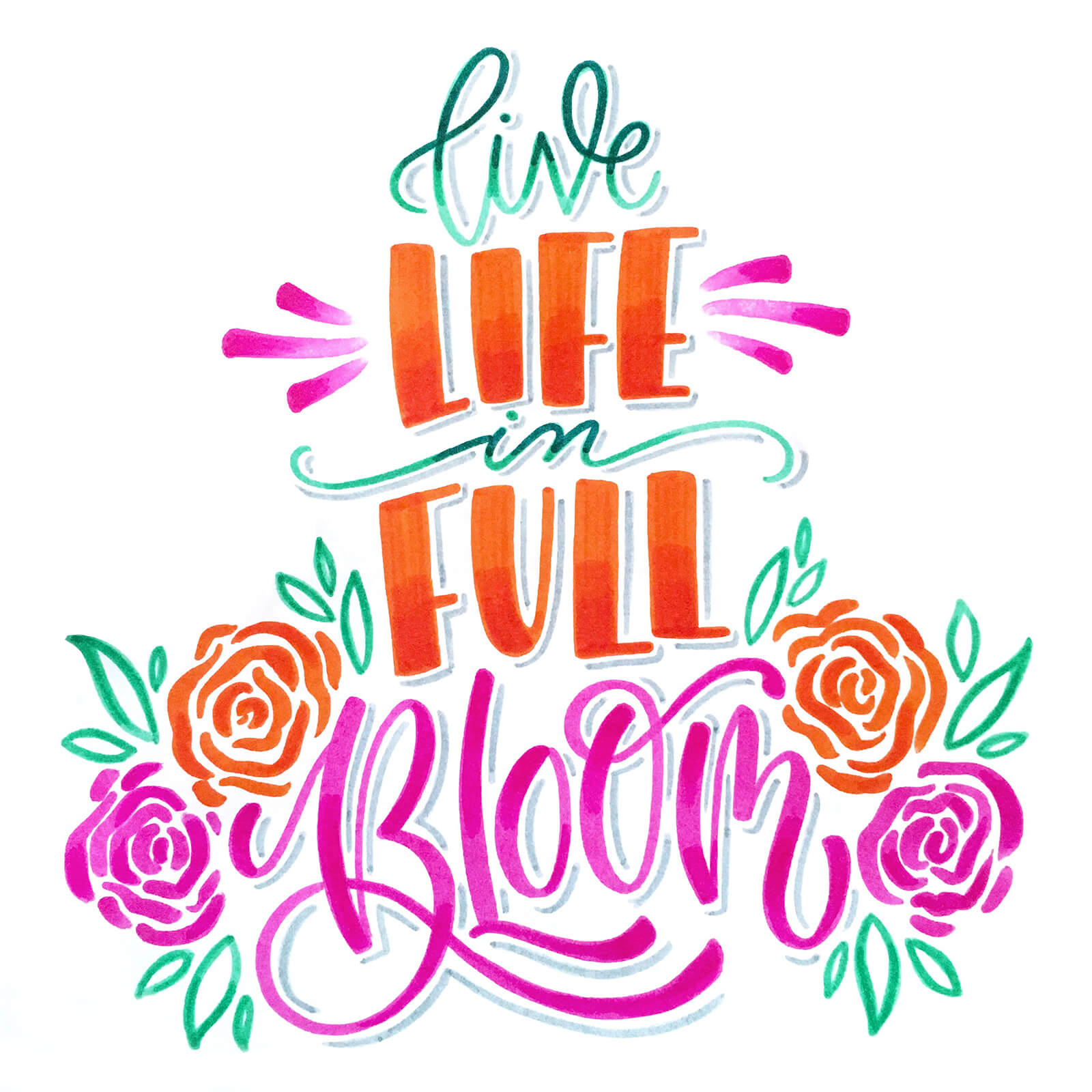 Live Life in Full Bloom - Michelle Foster
